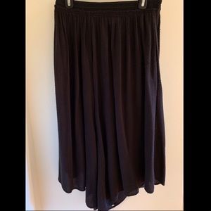 Anthropologie Black Culottes